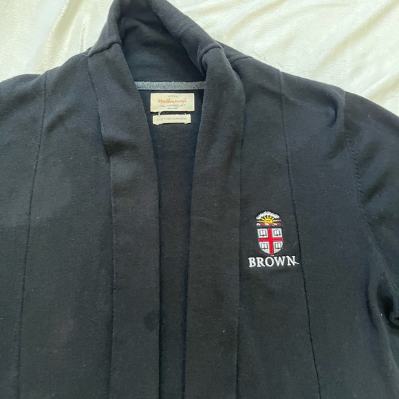 Never worn! Brown University Crest . Black sweater ladies XXL COTTON CASHMERE - Picture 3 of 11